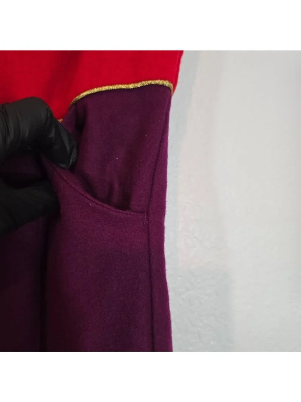 Janie And Jack Belle Of The Ballet Dress Girl Size 6 Red Purple Ruffle Trim